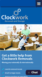 Mobile Screenshot of clockworkremovals.co.uk